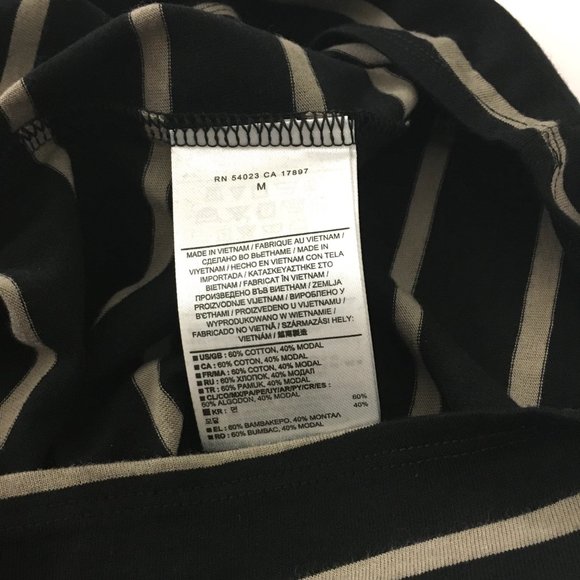 NWOT! Banana Republic Stripe Scoop Neck Belted Pocket T-Shirt Dress - M - Picture 8 of 9